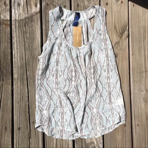 NWT Francesca’s Snake Print Blouse